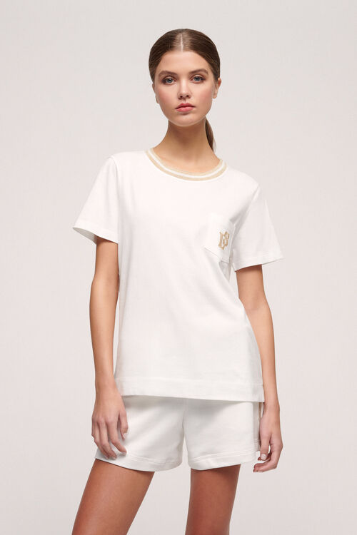 LUISA SPAGNOLI Bacco Cotton T-shirt
