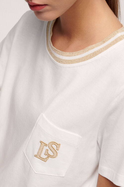 LUISA SPAGNOLI Bacco Cotton T-shirt