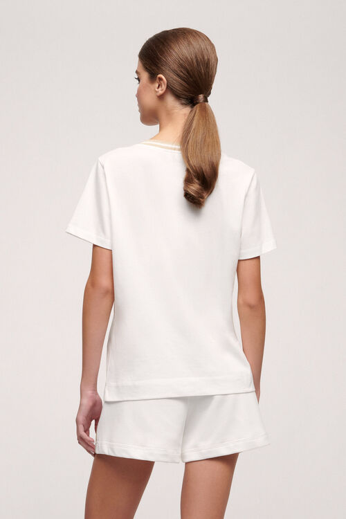 LUISA SPAGNOLI Bacco Cotton T-shirt