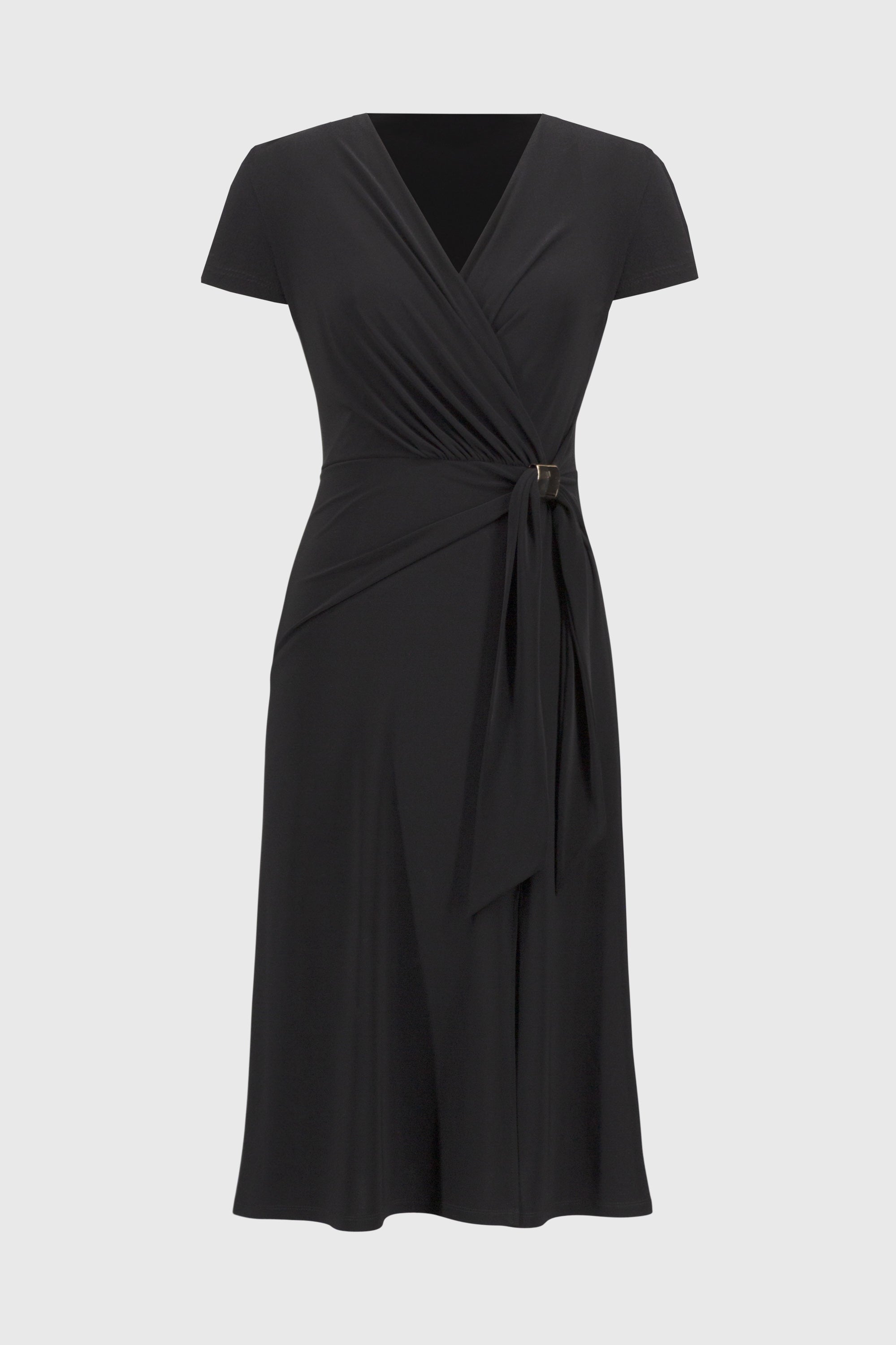 Joseph Ribkoff V-neck Belted Midi Dress