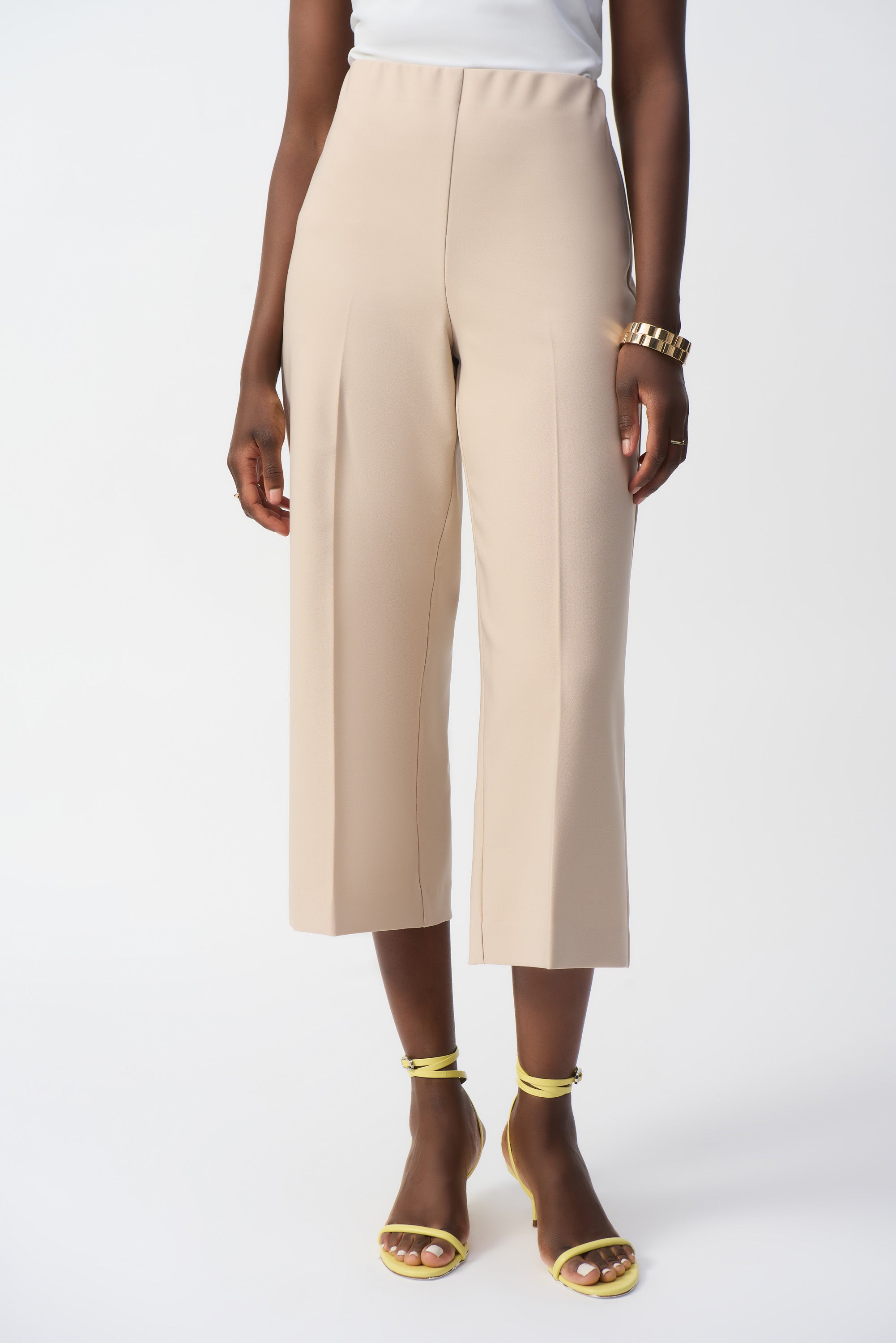 Joseph Ribkoff Pleated High-waisted Trousers