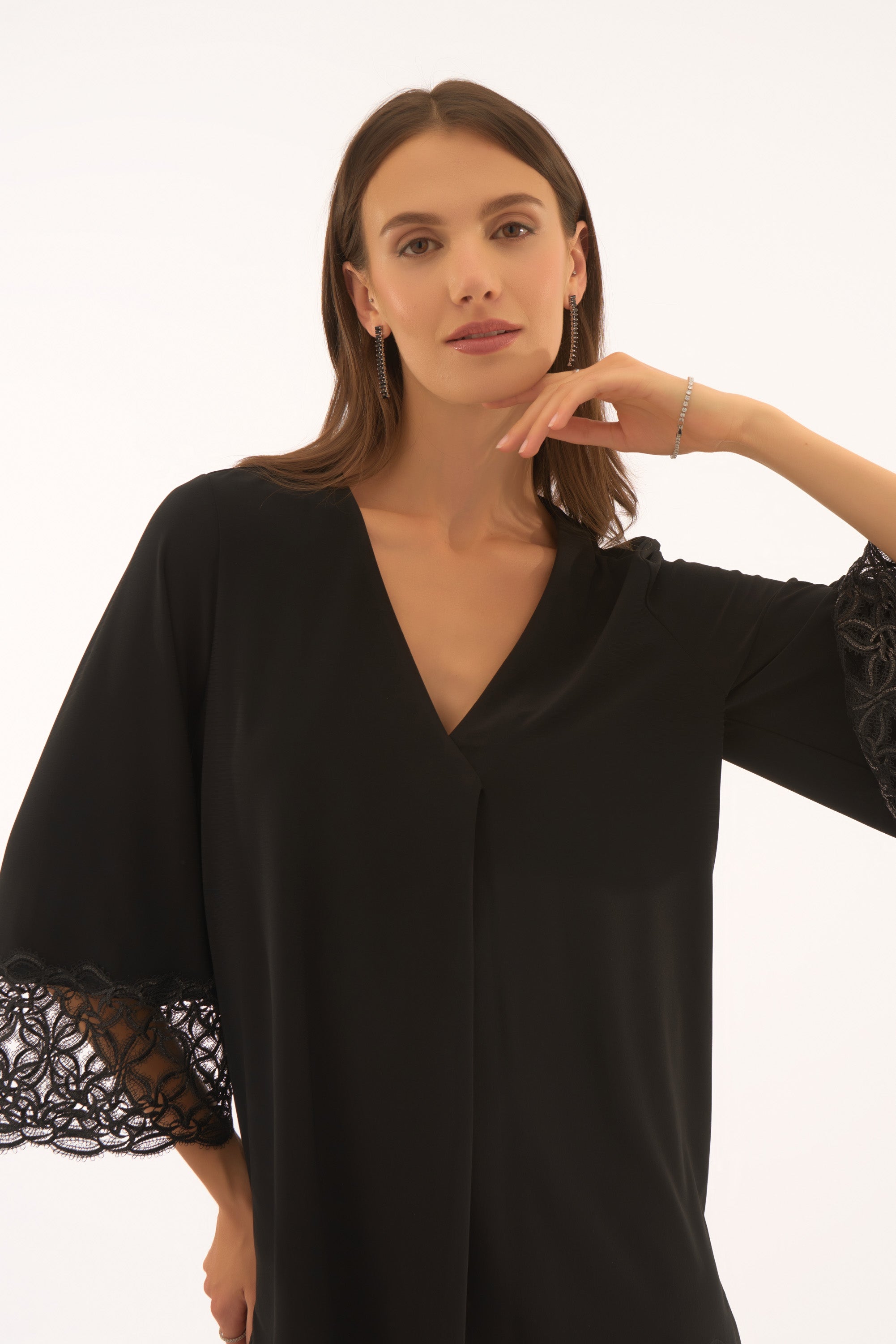 Joseph Ribkoff Chic Bell Sleeve Top Style