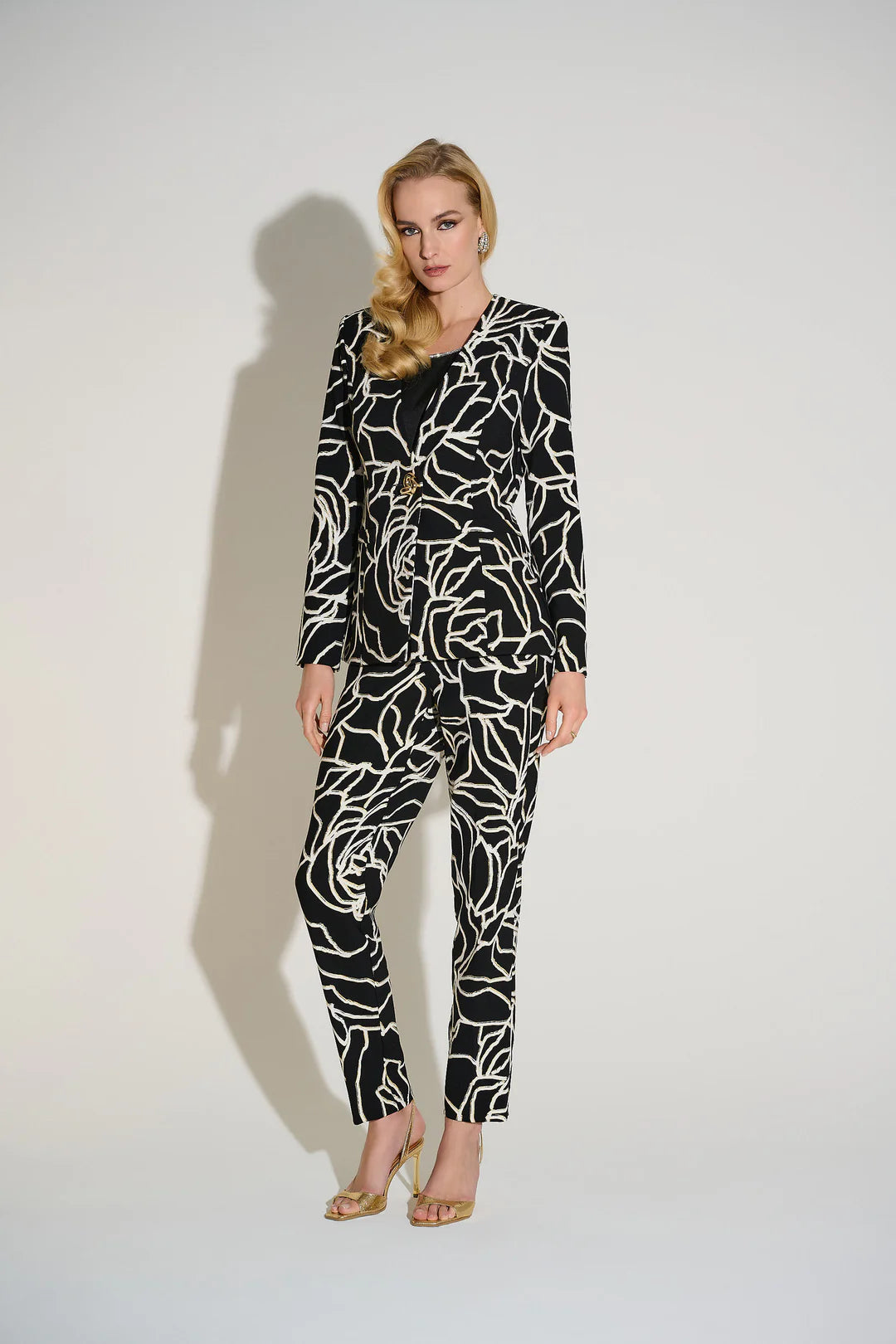 Joseph Ribkoff Floral Embellished Blazer