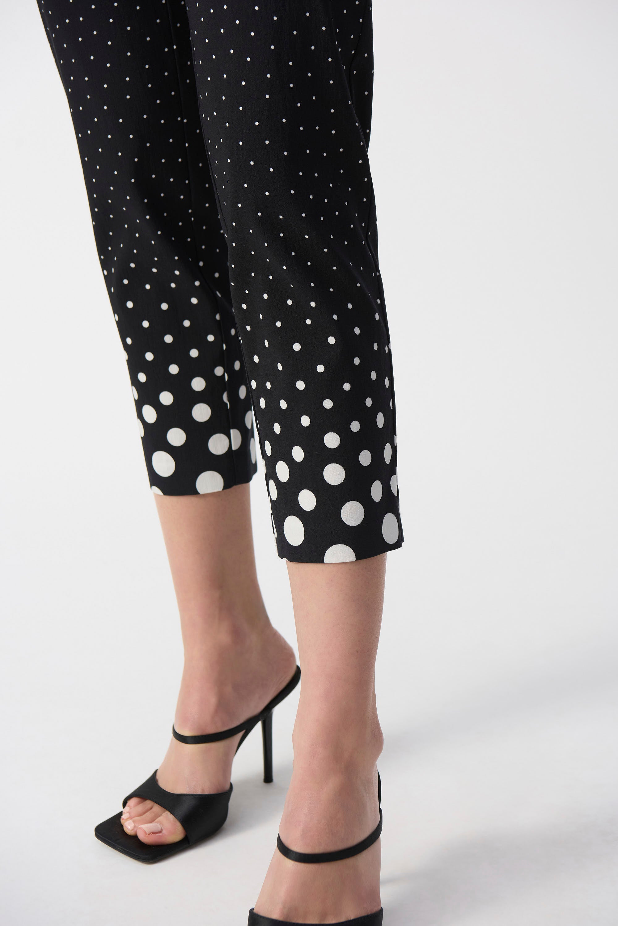Joseph Ribkoff Cropped Polka Dot Trousers