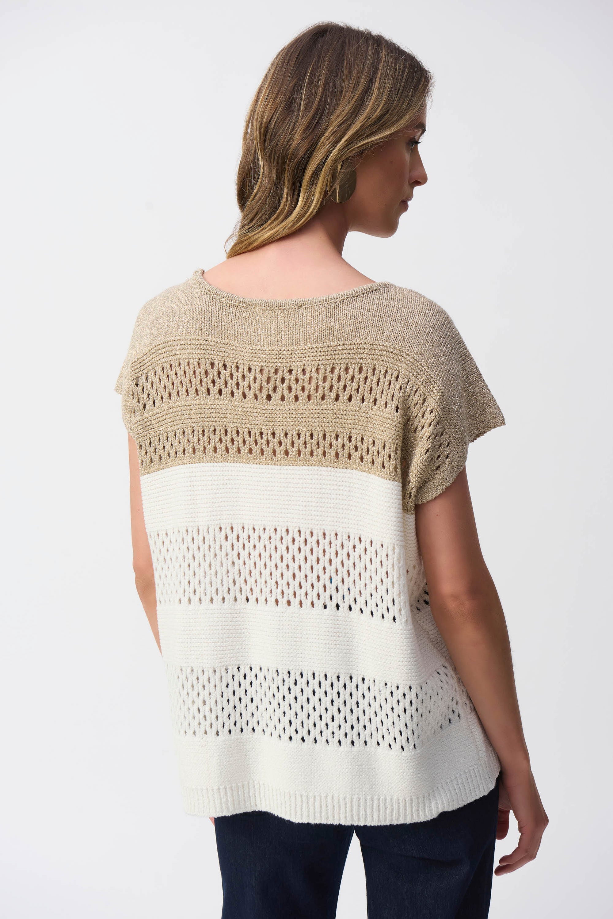 Joseph Ribkoff Striped Casual Pullover Style