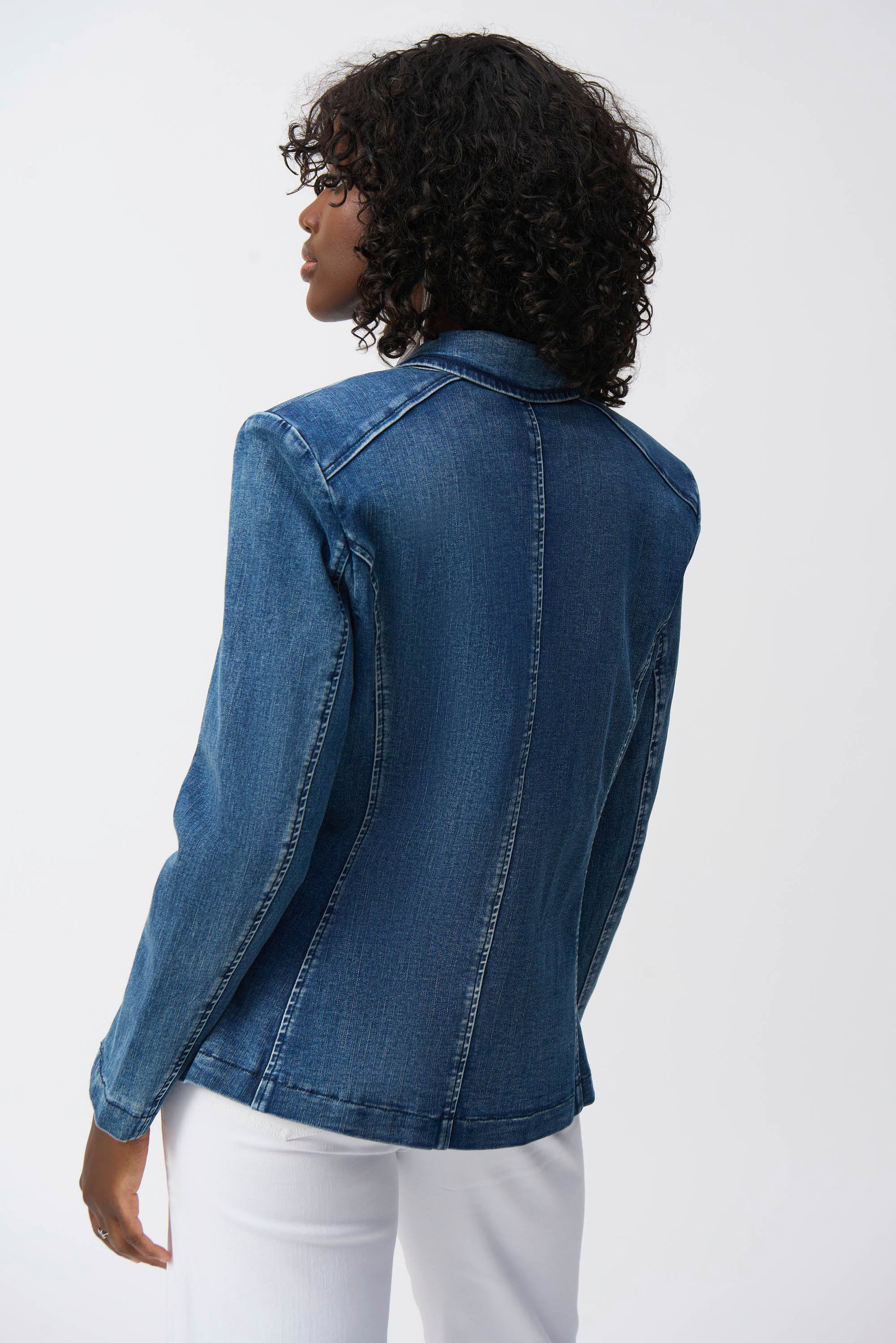 Double Breasted Denim Jacket Style