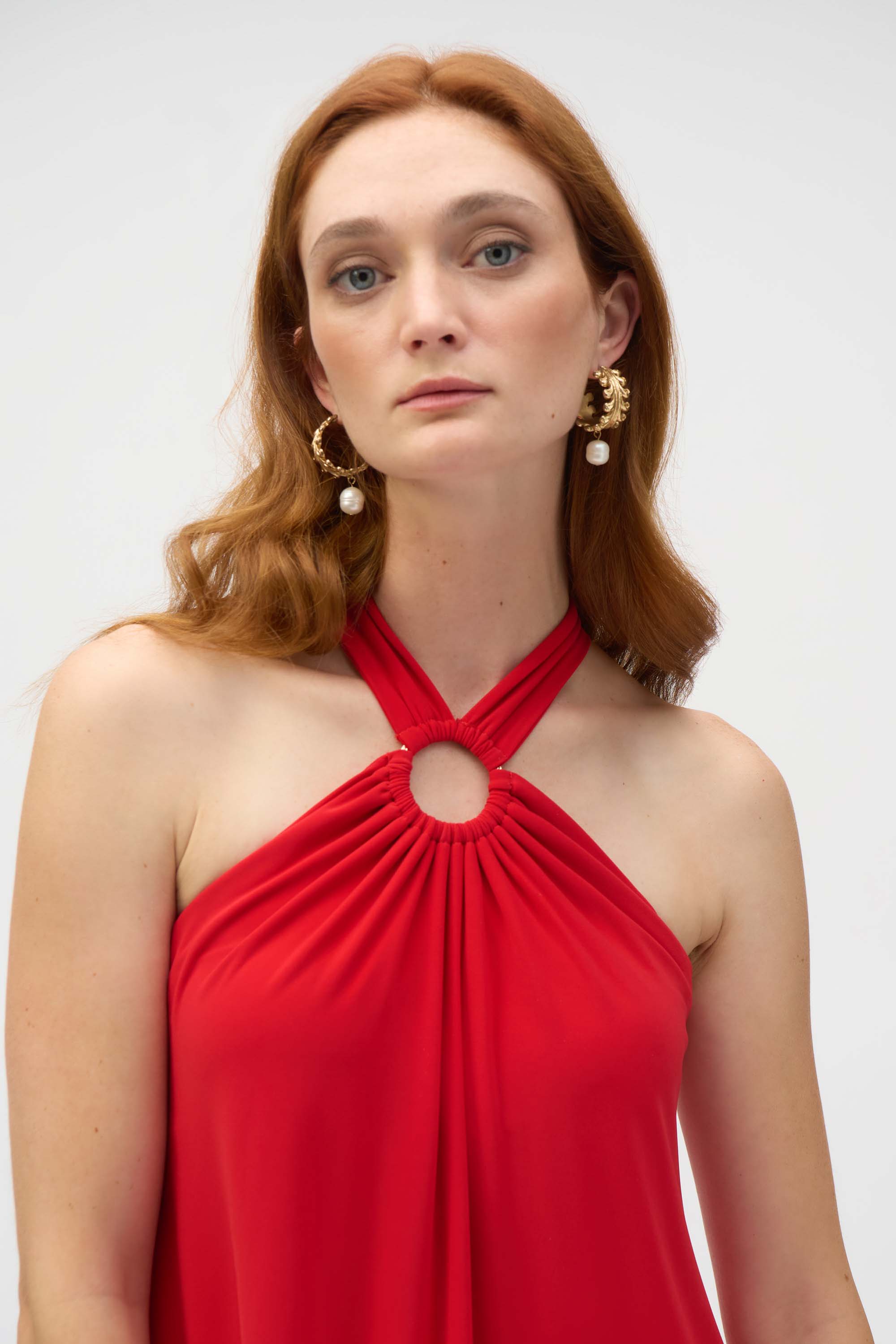 Joseph Ribkoff Mini A-line Ruched Dress