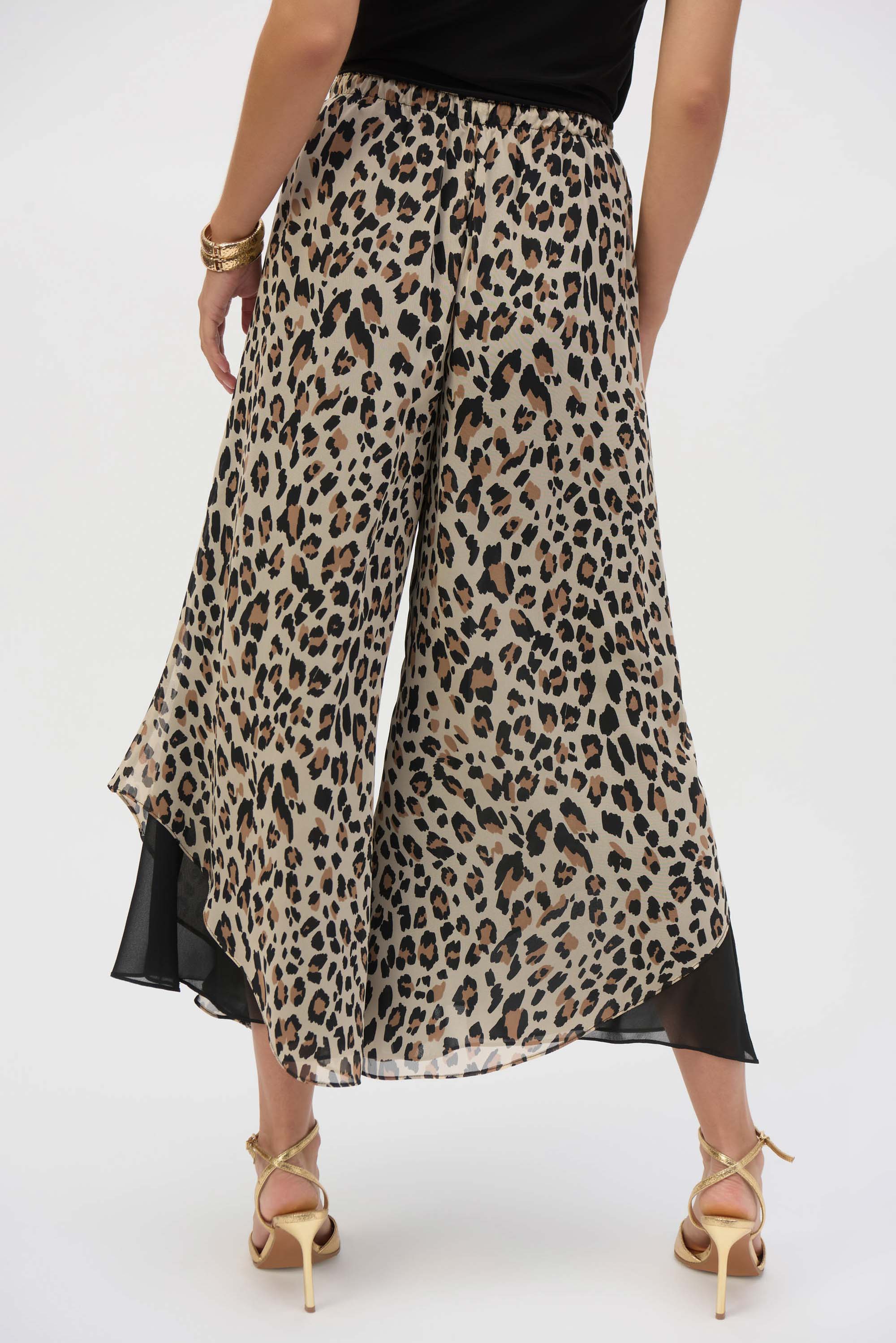 Joseph Ribkoff Chiffon Animal Print Reversible