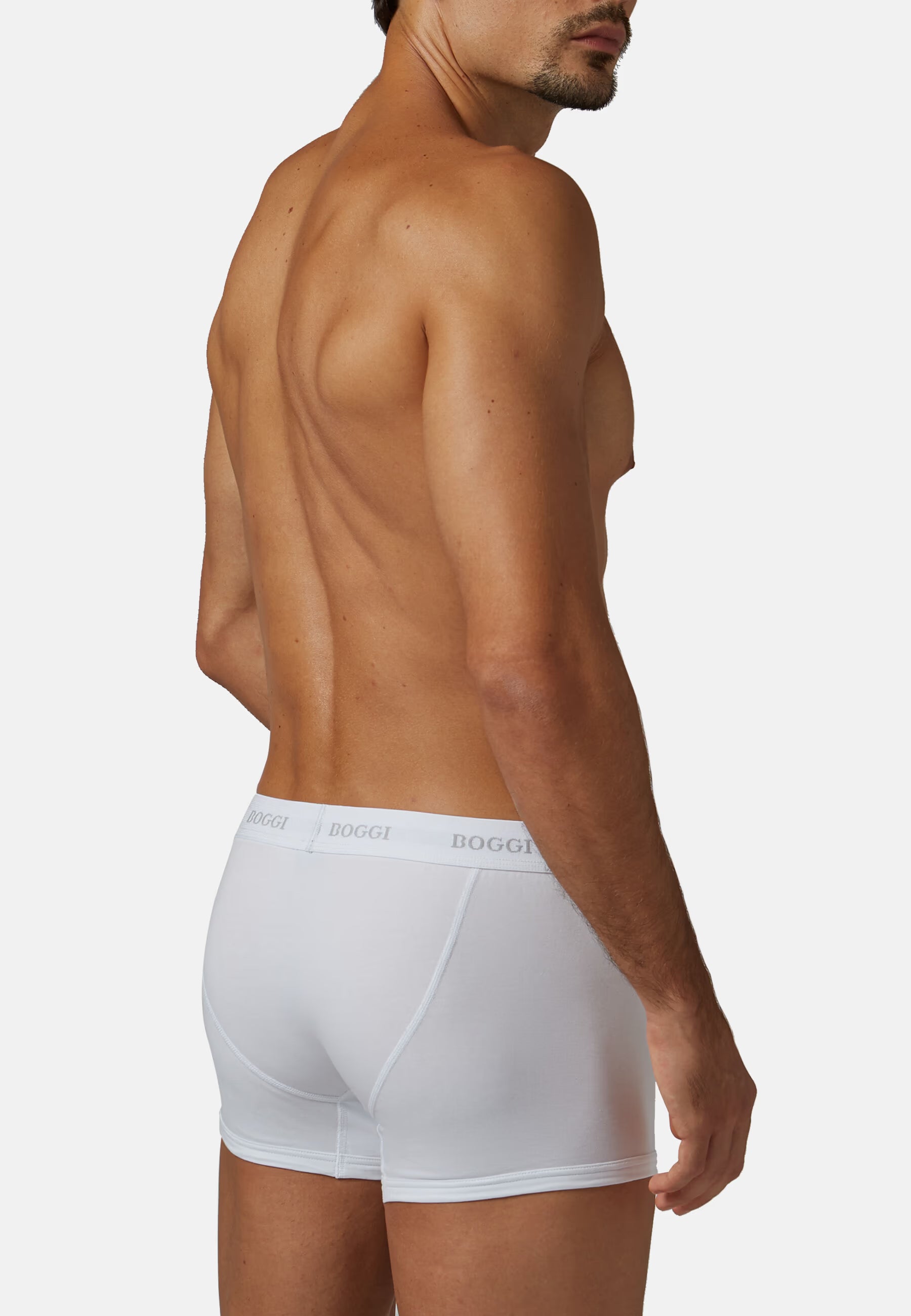 Boggi Stretch Cotton Jersey Boxer Shorts