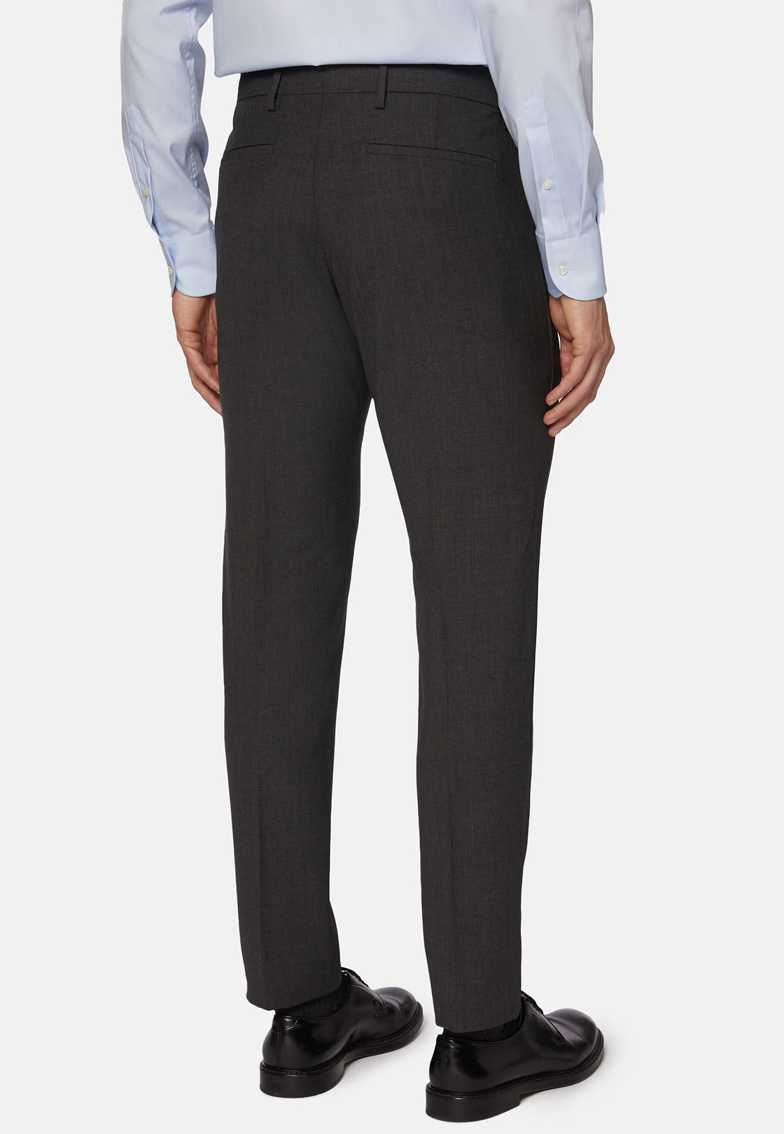 Boggi Washable Wool Stretch Trousers