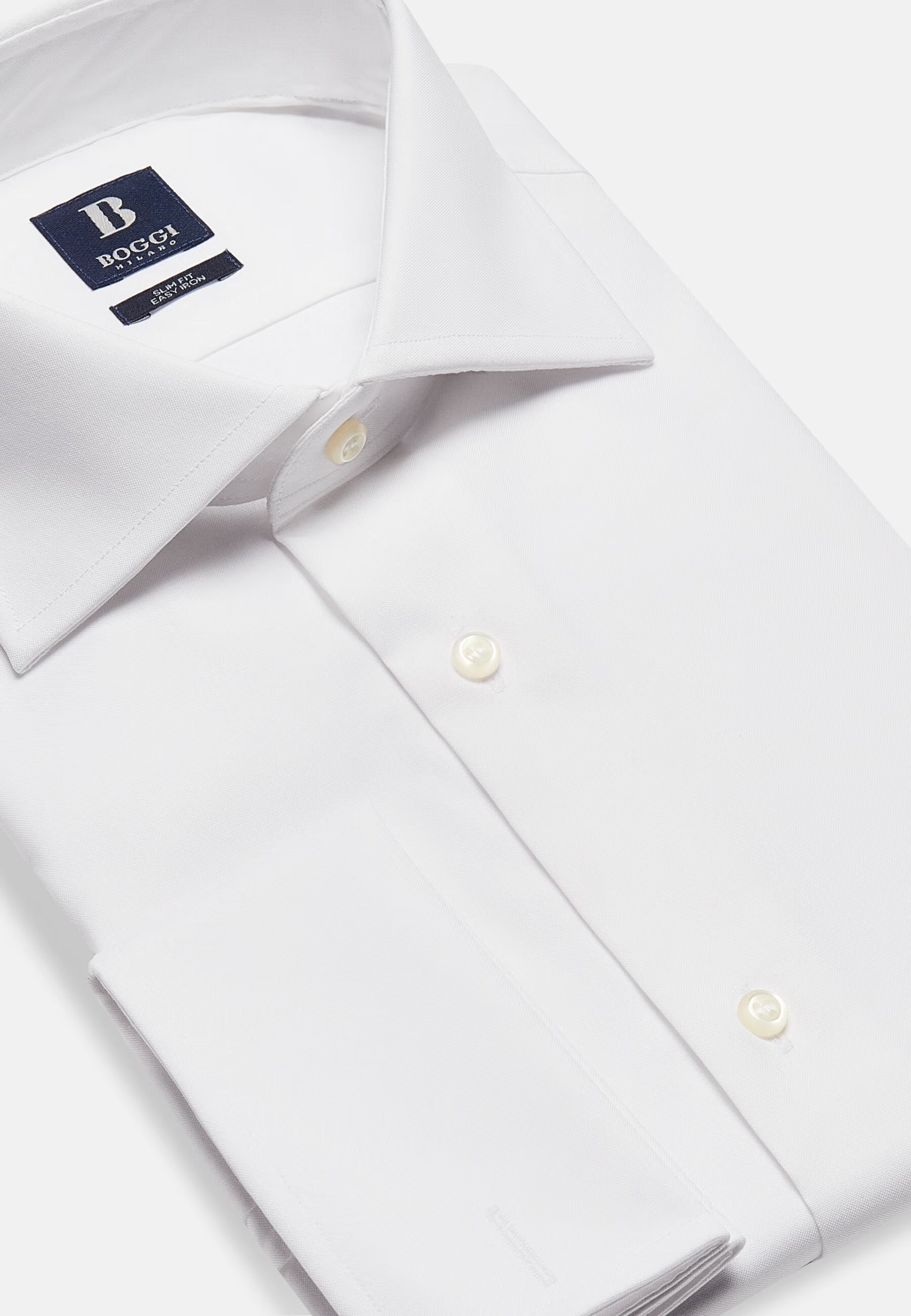 Boggi Stretch P.Point D.Cuff Windsor Collar Shirt Slim F