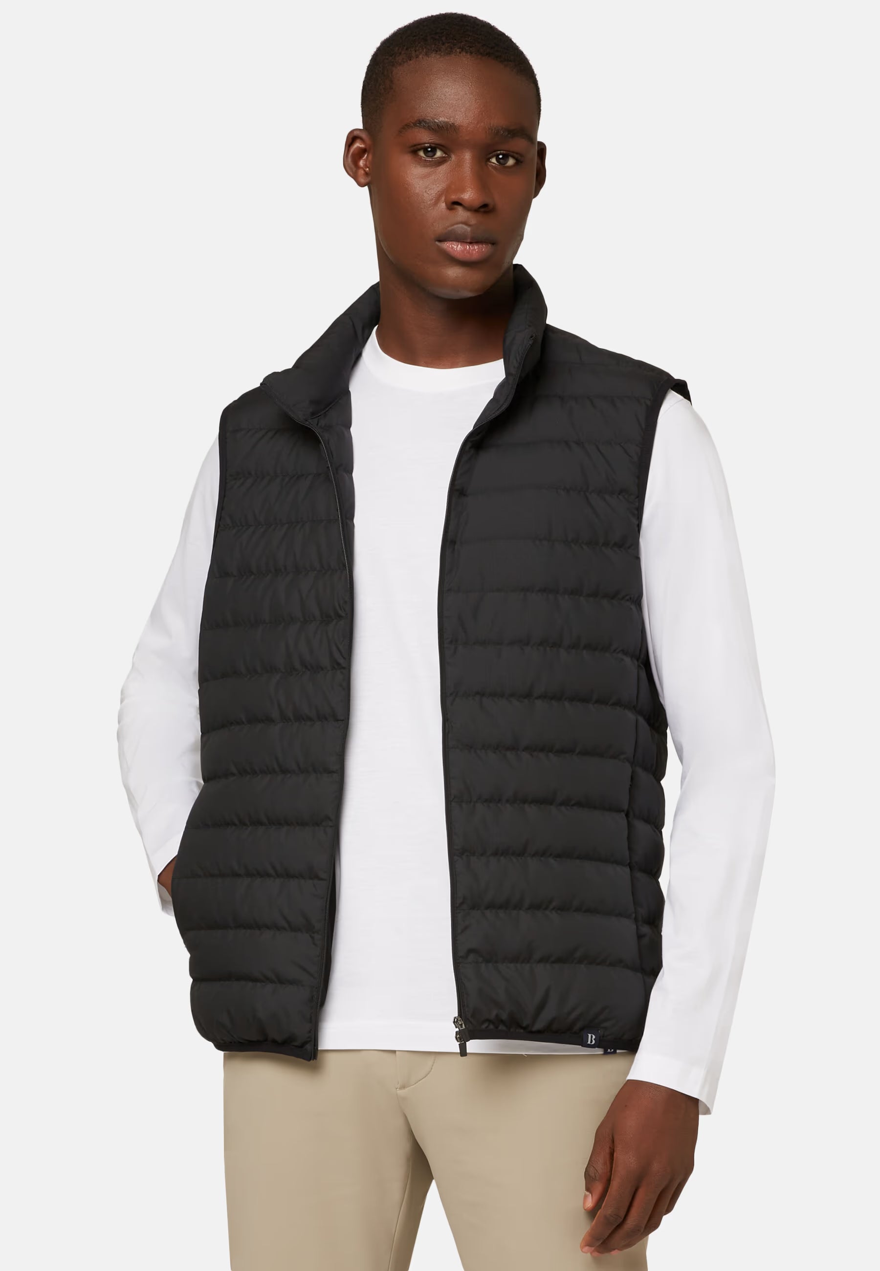 Goose Down Recycled Fabric Waistcoat