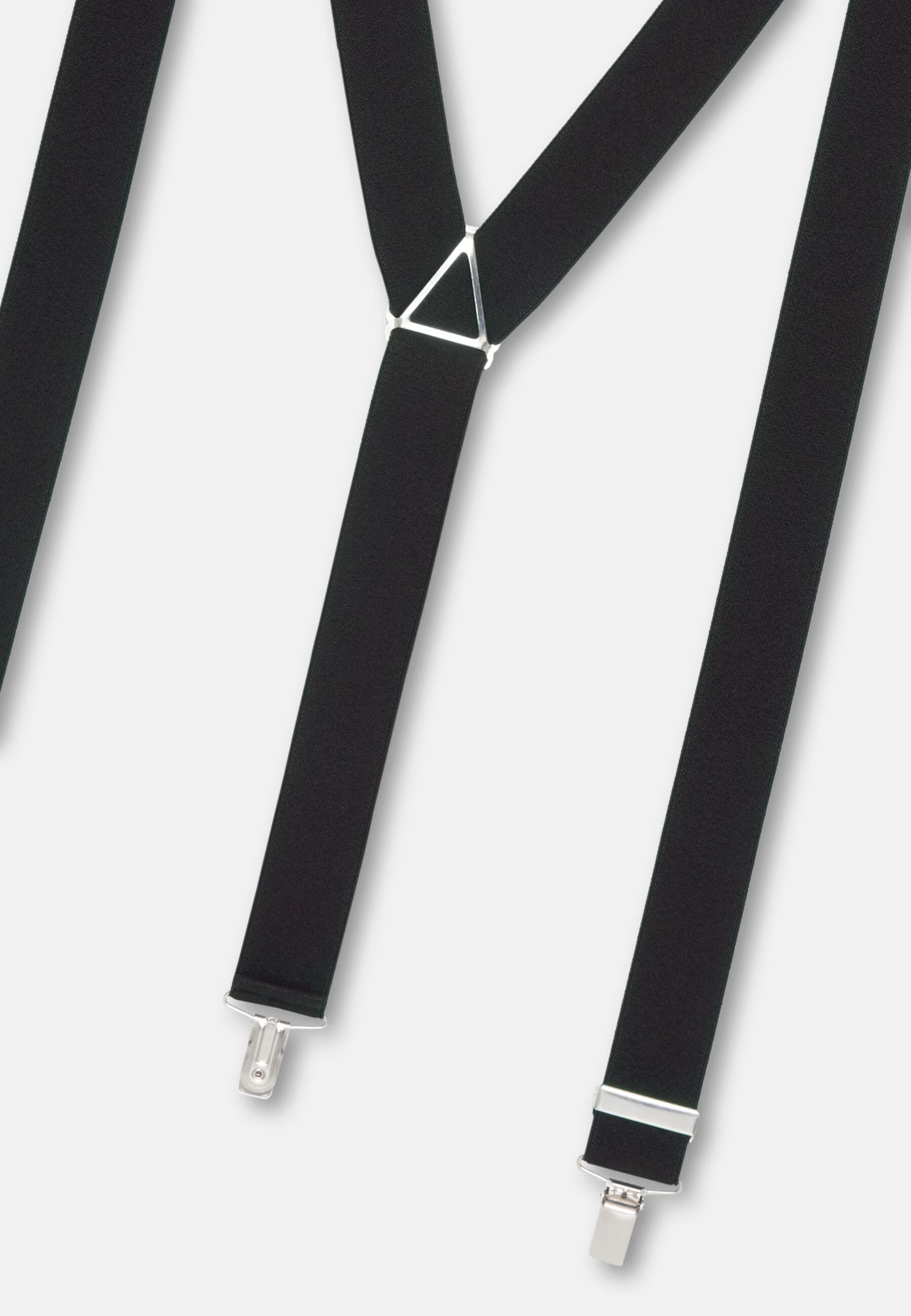 Boggi Black Elasticated Braces