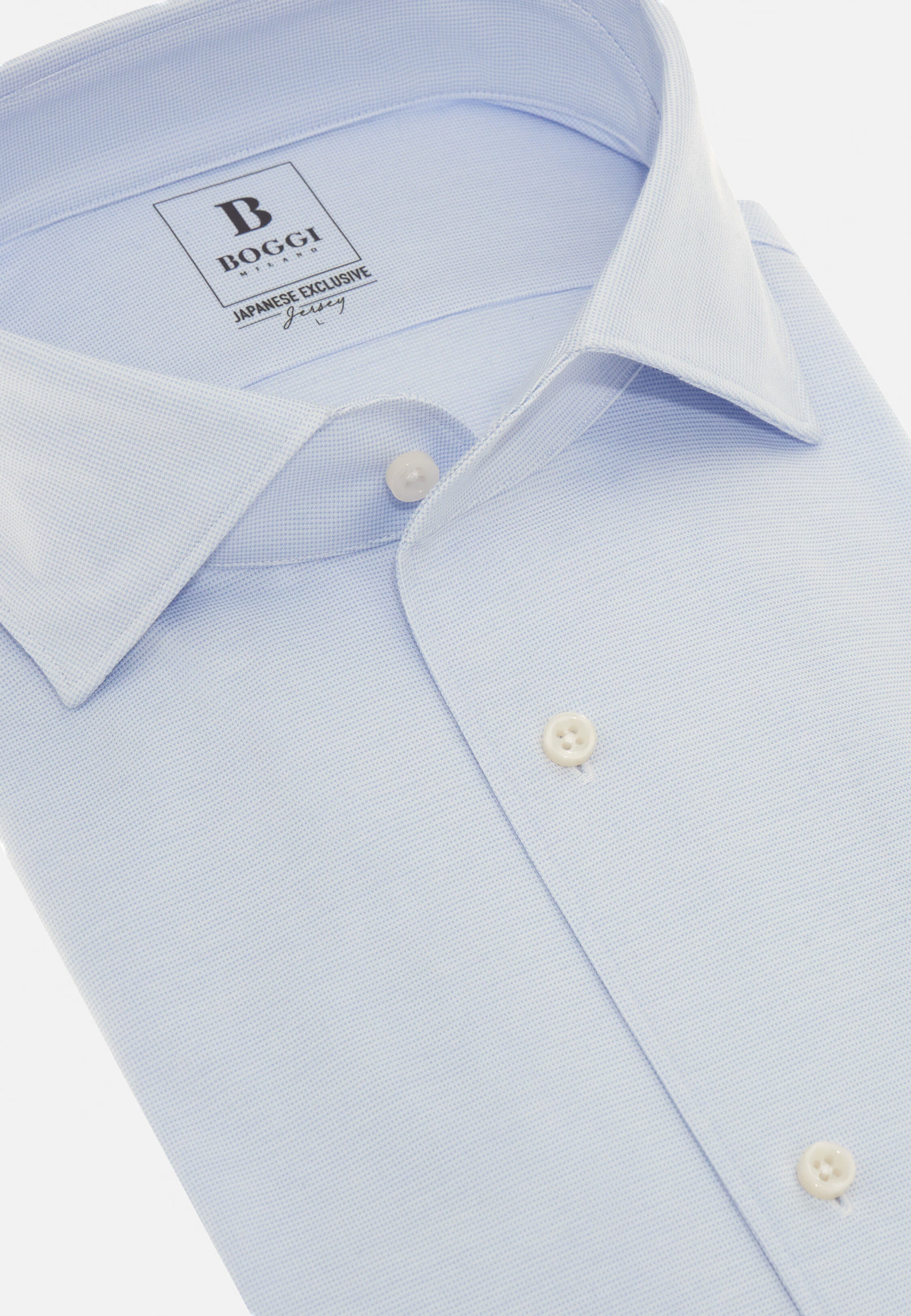 Boggi Regular Fit Japanese Jersey Polo Shirt