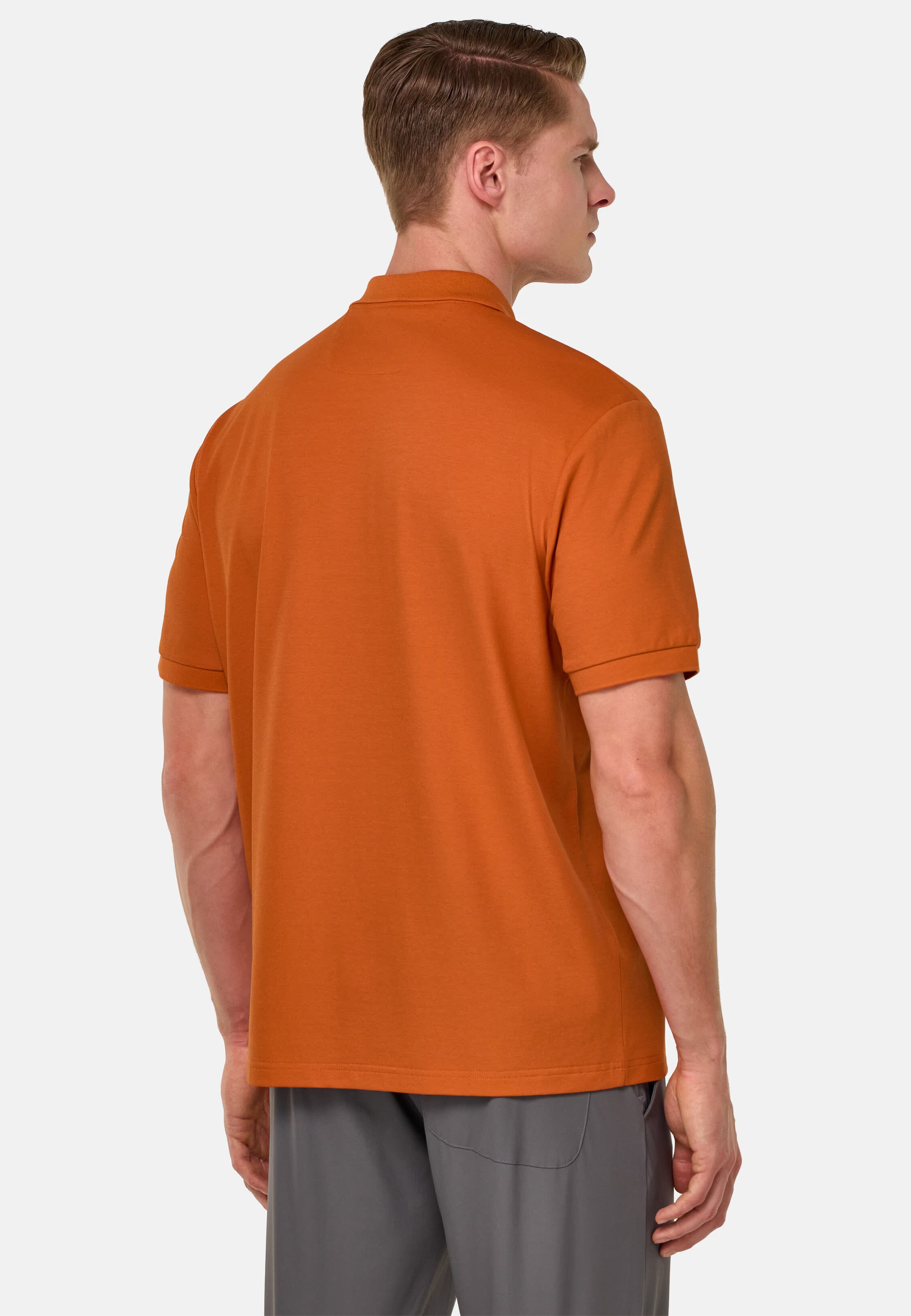 Boggi Cool Jade-Fresh Piqué Polo Shirt