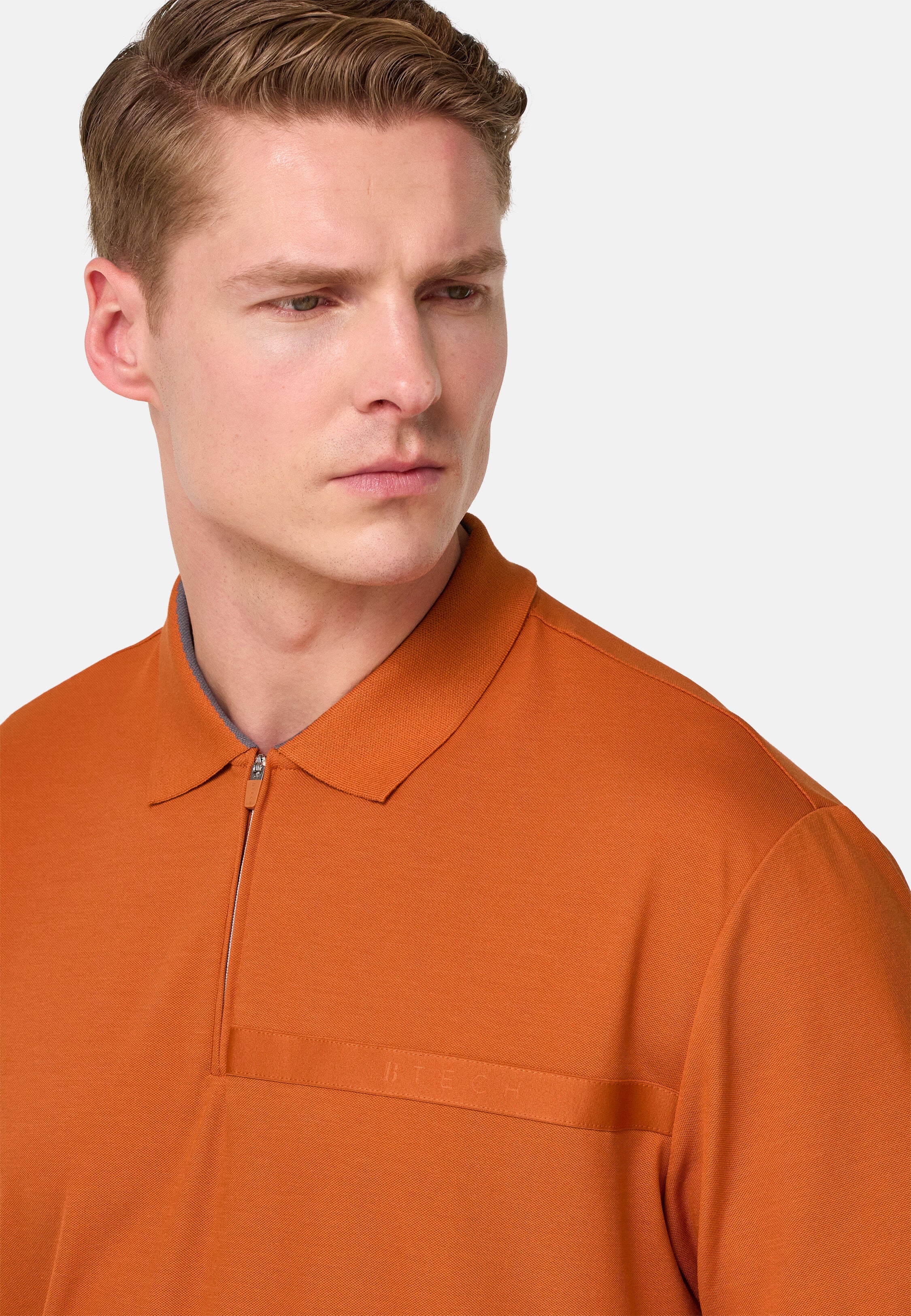 Boggi Cool Jade-Fresh Piqué Polo Shirt
