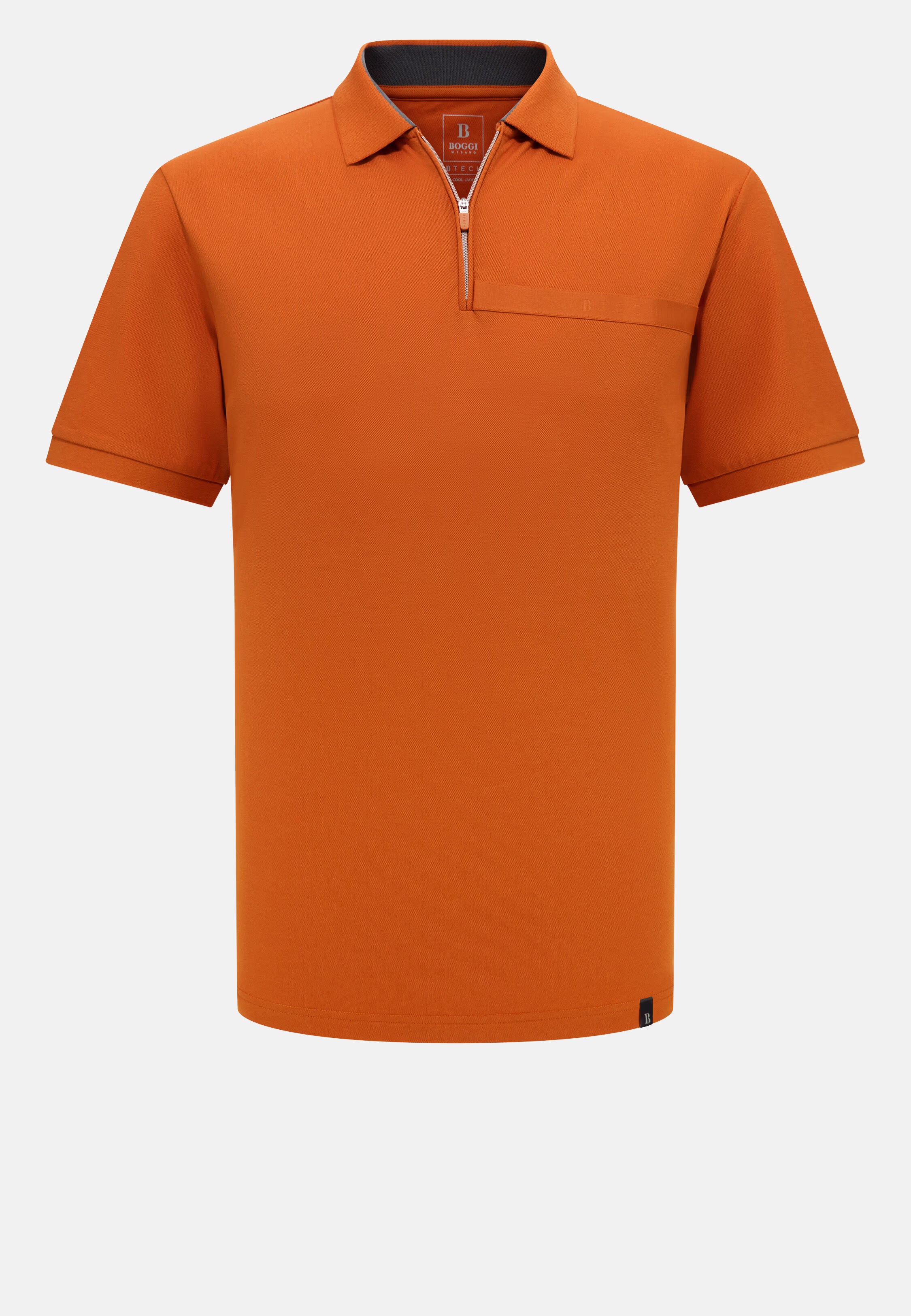Boggi Cool Jade-Fresh Piqué Polo Shirt