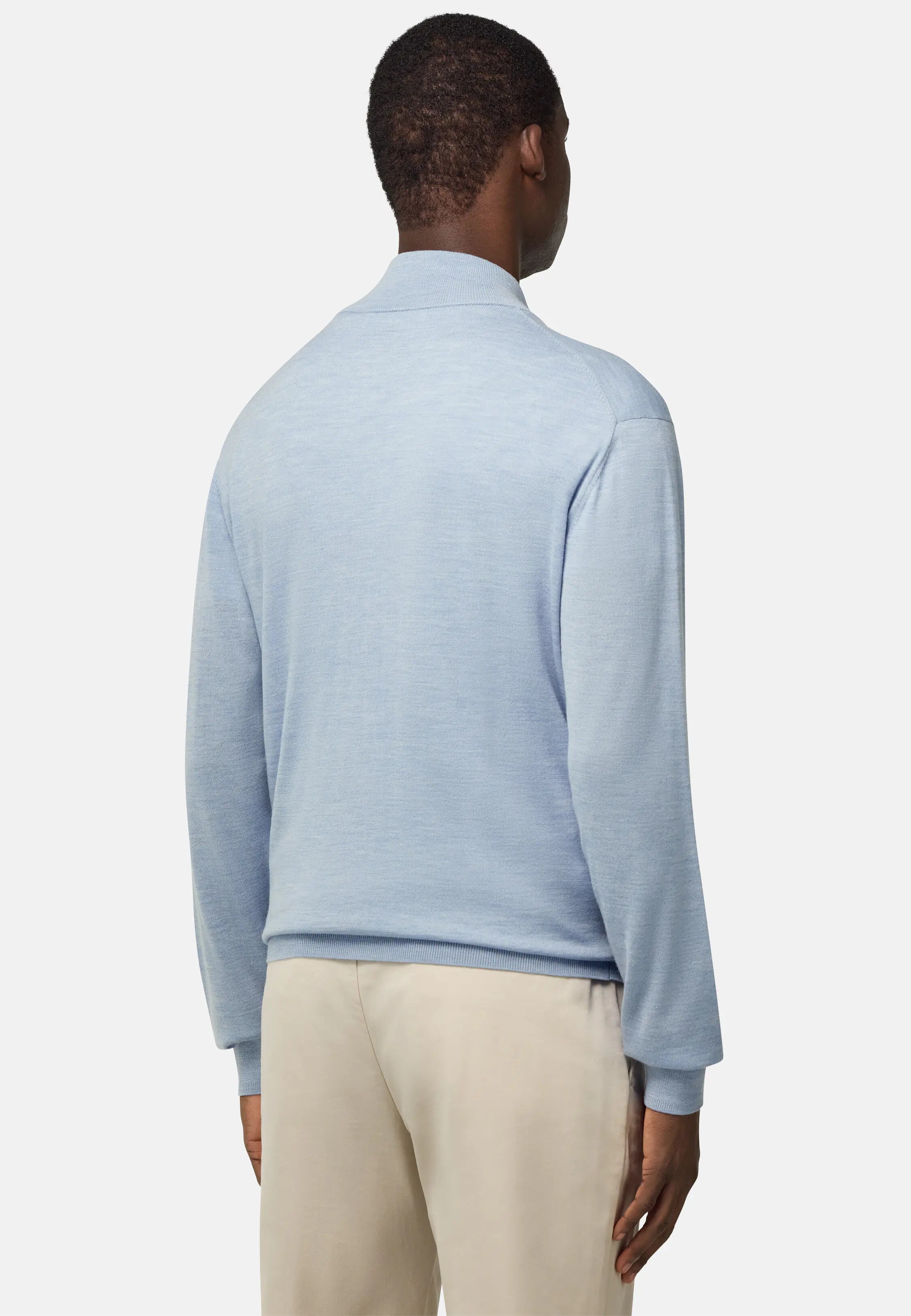 Merino Wool Full Zip Jumper