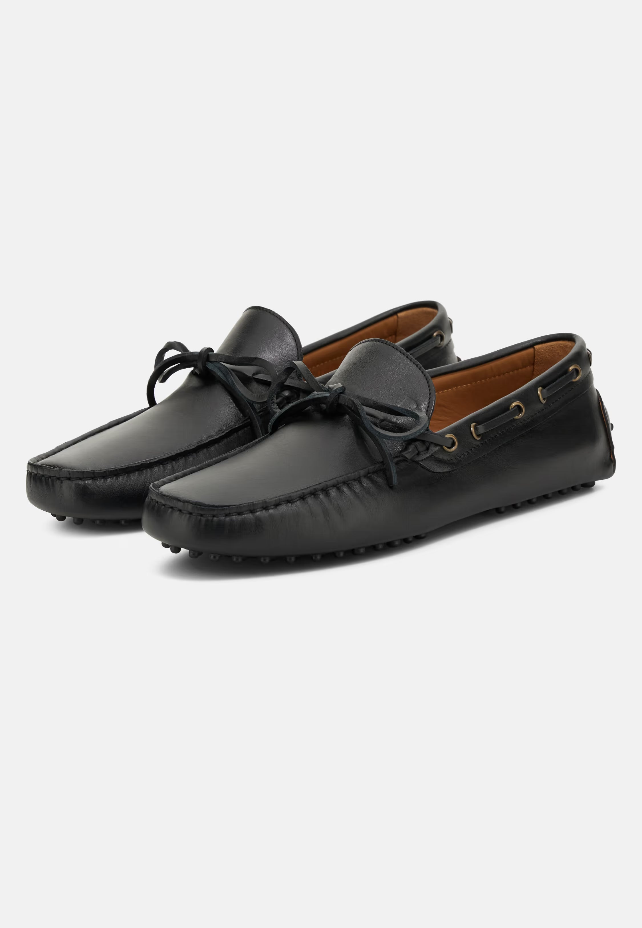 Boggi Wind Leather Loafers