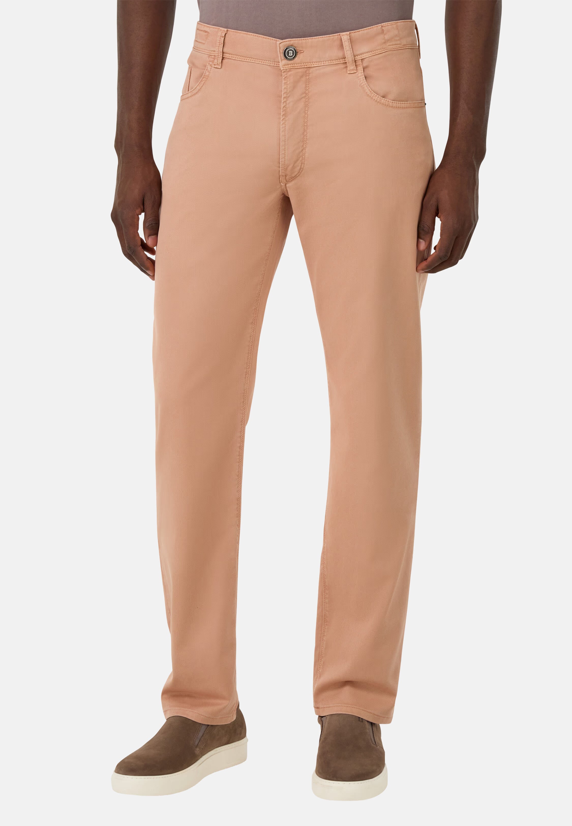 Boggi Stretch Cotton/Tencel Jeans - Rot