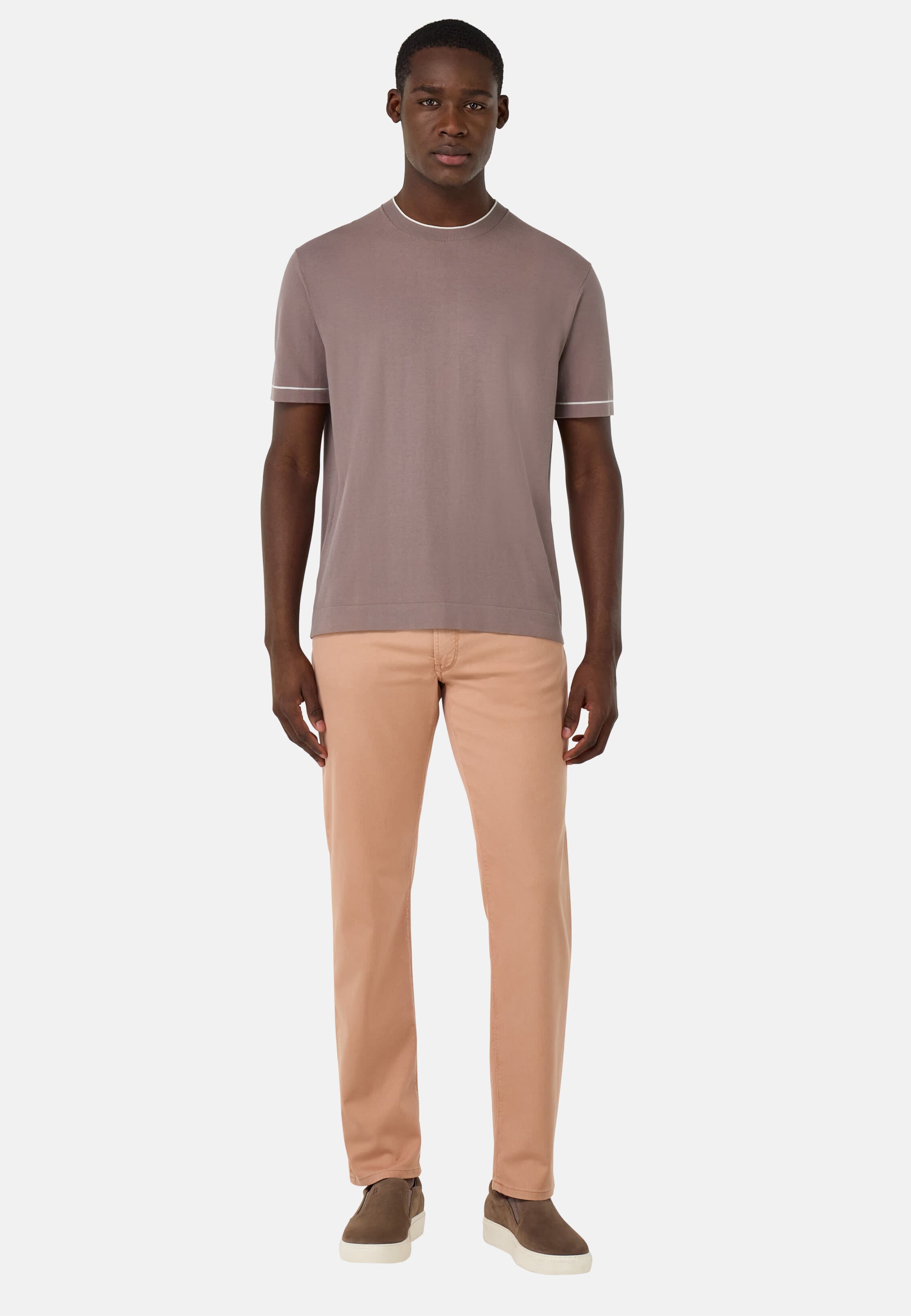 Boggi Stretch Cotton/Tencel Jeans - Rot