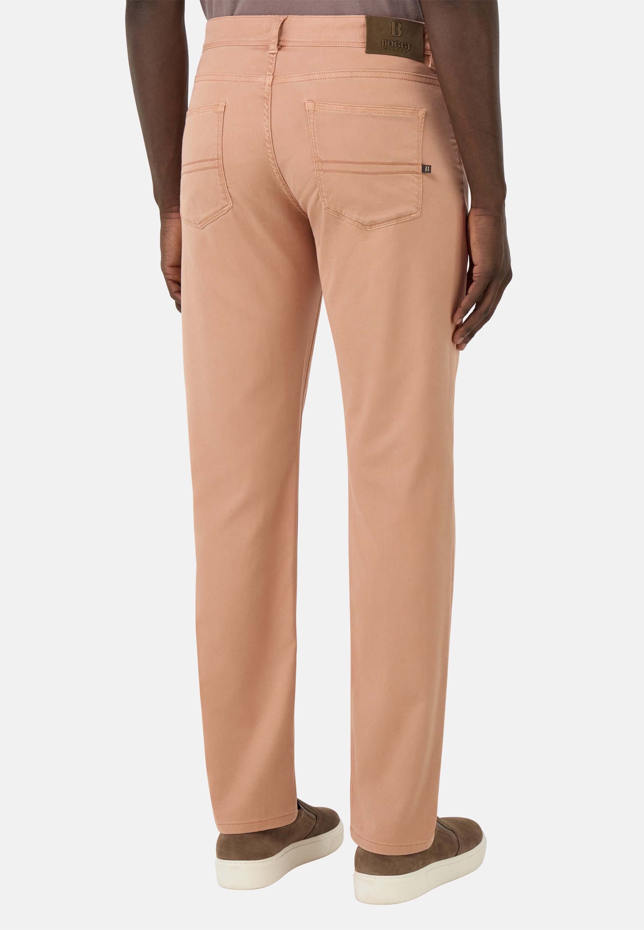 Boggi Stretch Cotton/Tencel Jeans - Rot