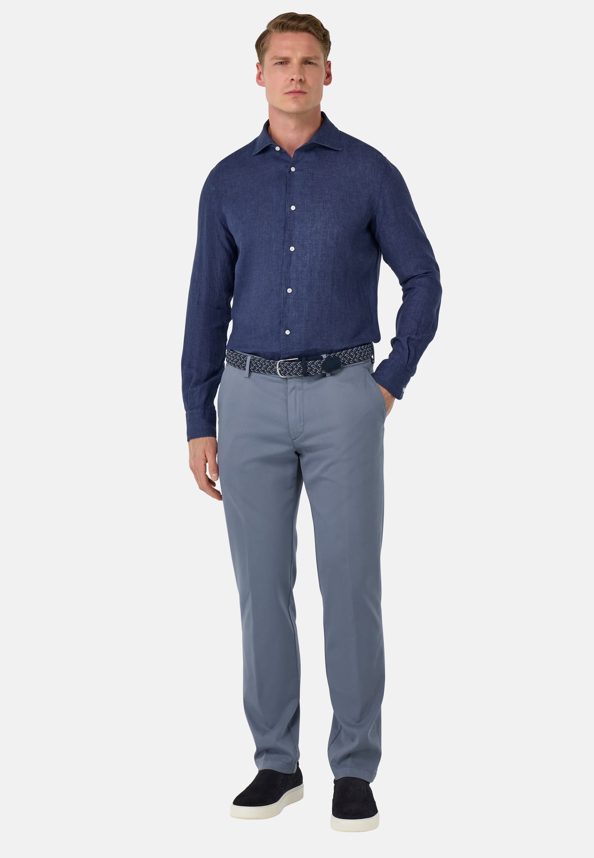 Boggi Stretch CottonTencel Trousers