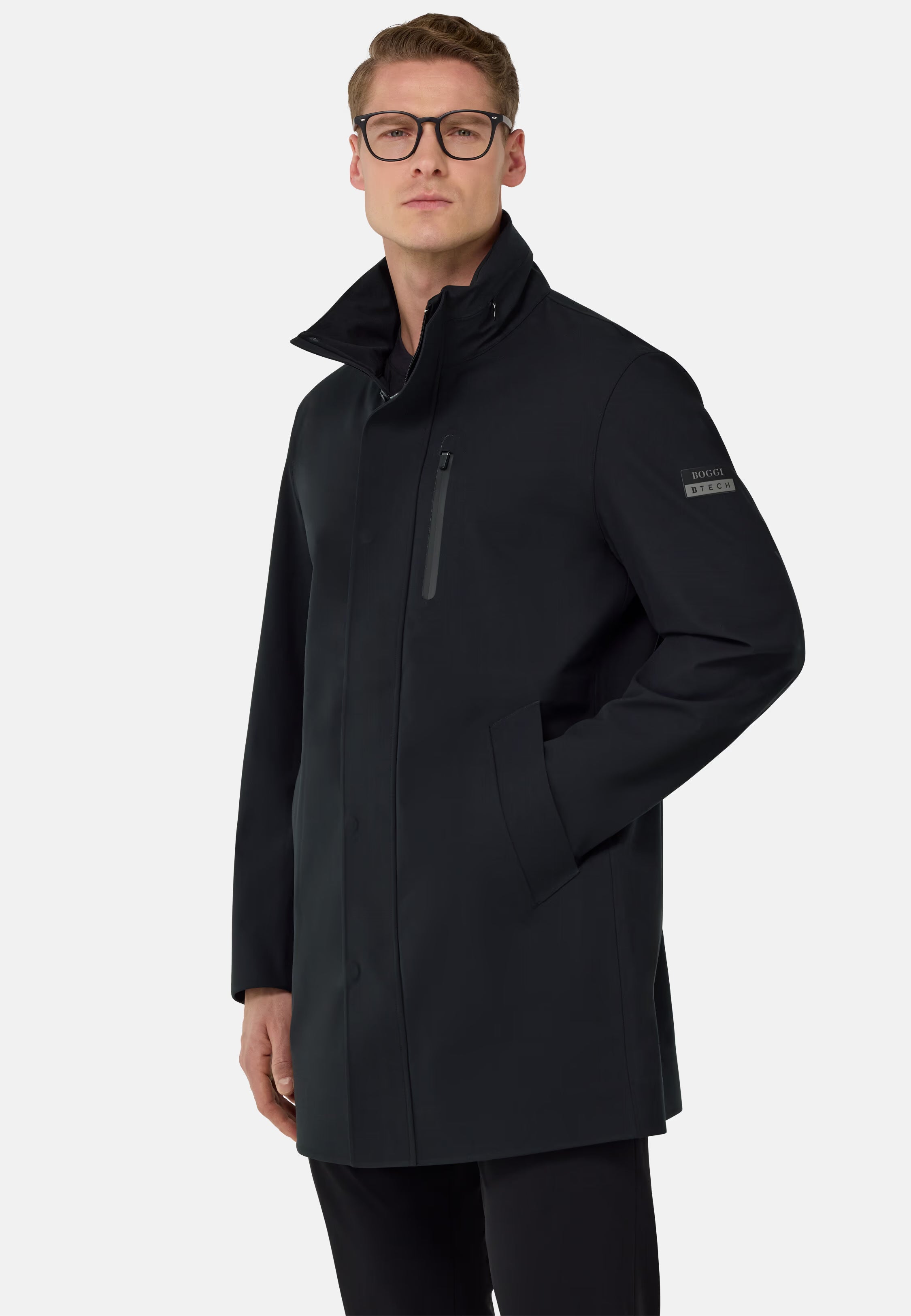Boggi B Tech Technical Fabric Car Coat