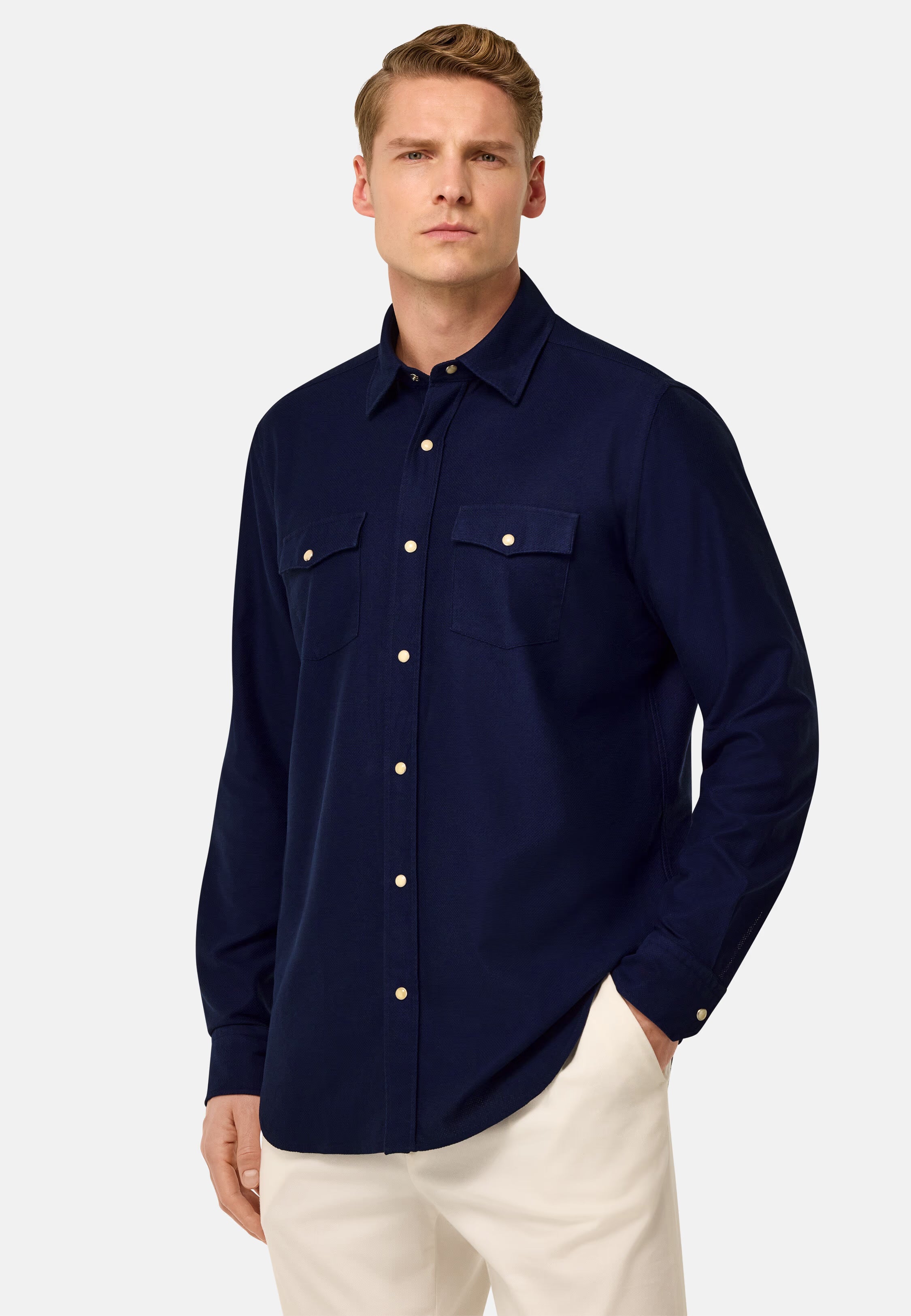 Boggi Regular Fit Cotton Shirt