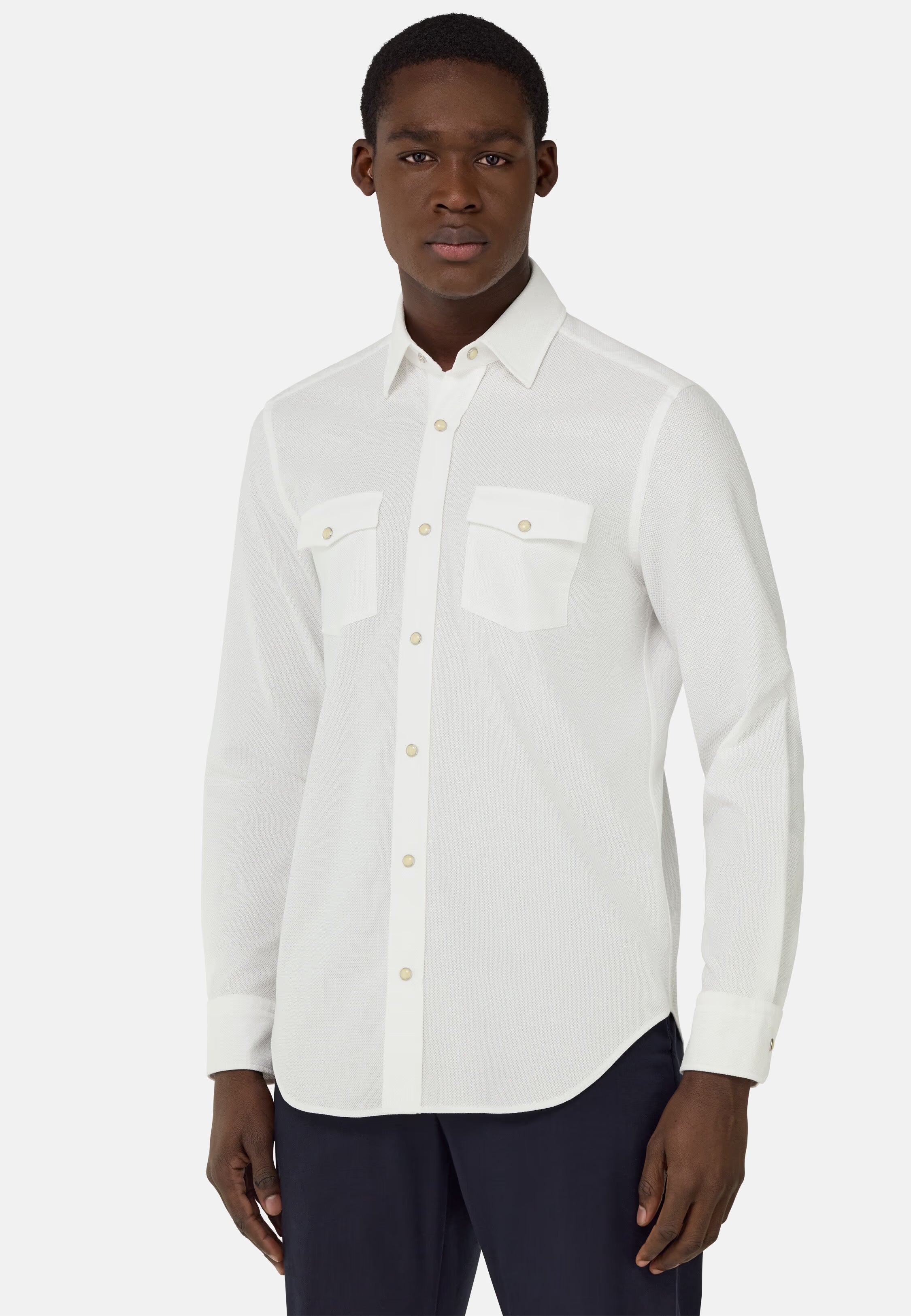 Boggi Regular Fit Cotton Shirt