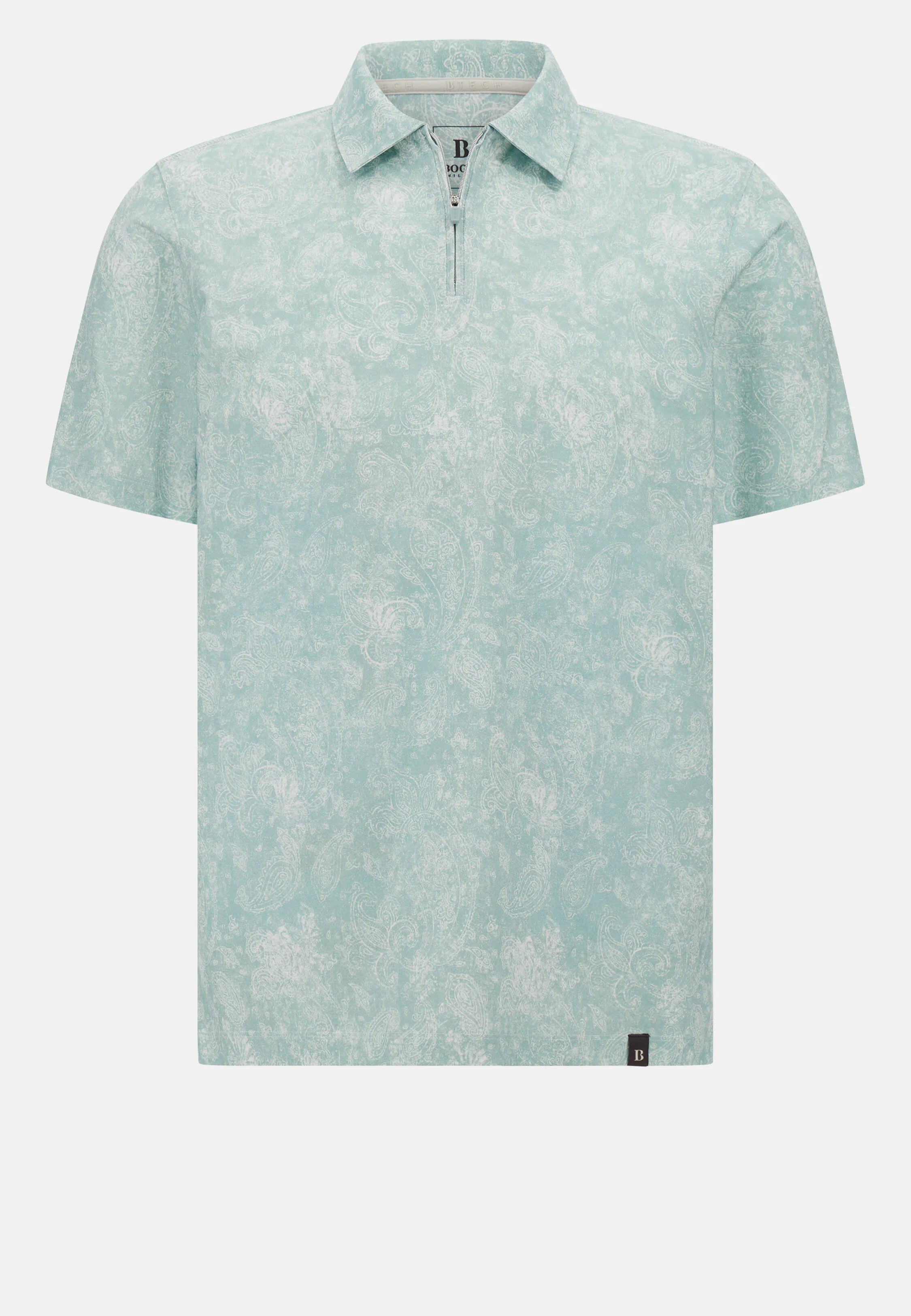 Boggi Cotton Blend Jersey Polo Shirt