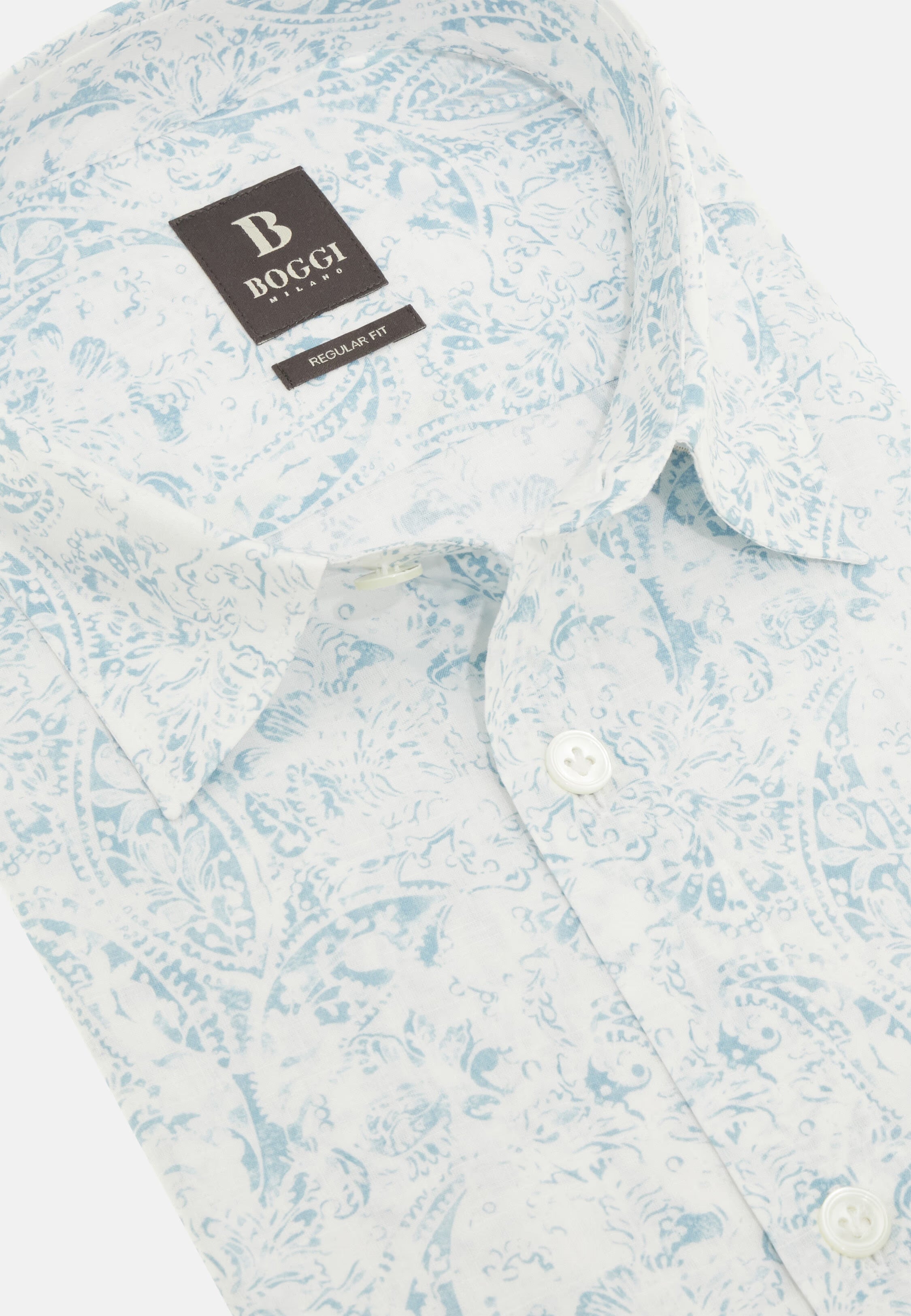Boggi Regular Fit Cotton Shirt