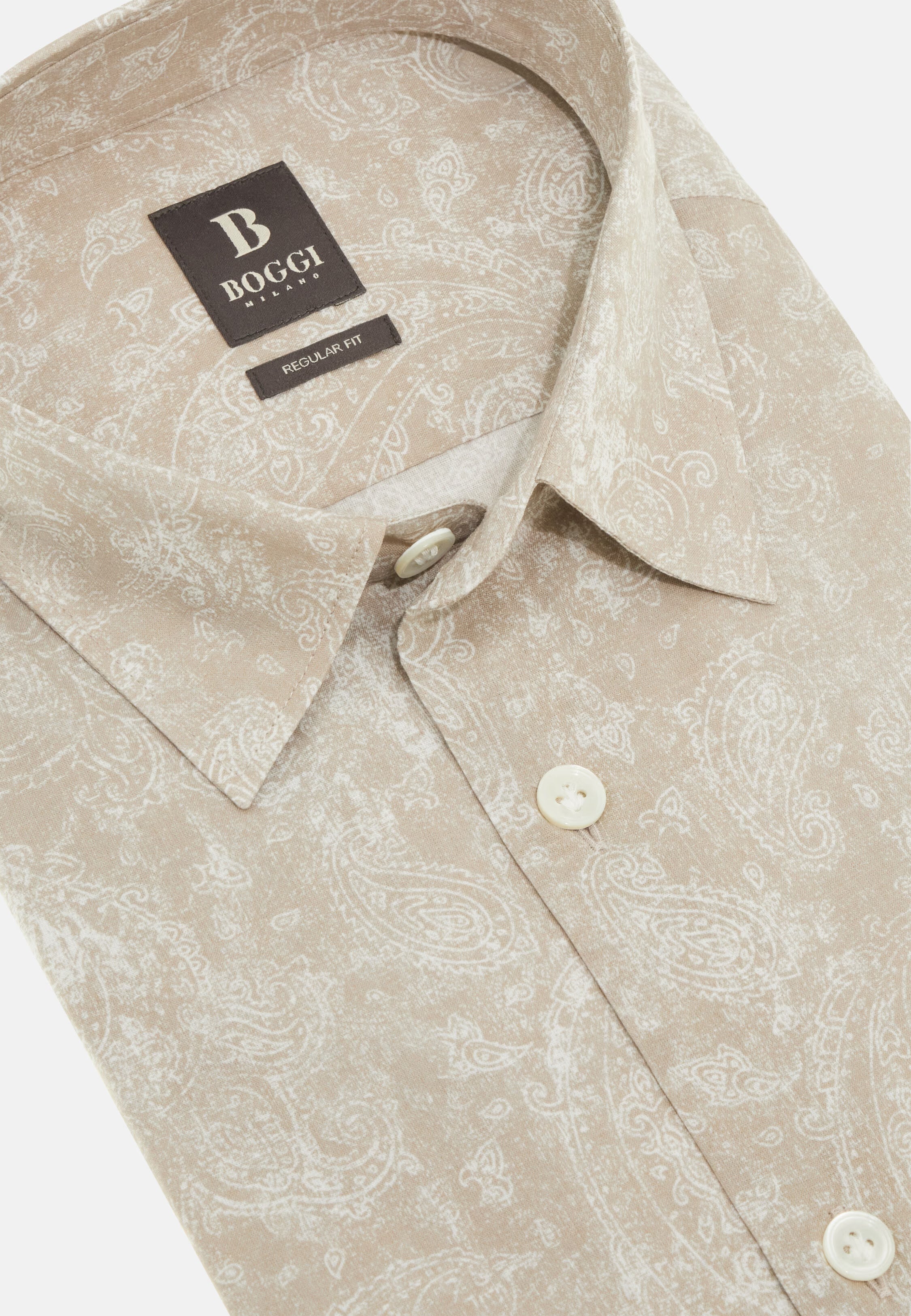 Boggi Regular Fit Cotton Shirt