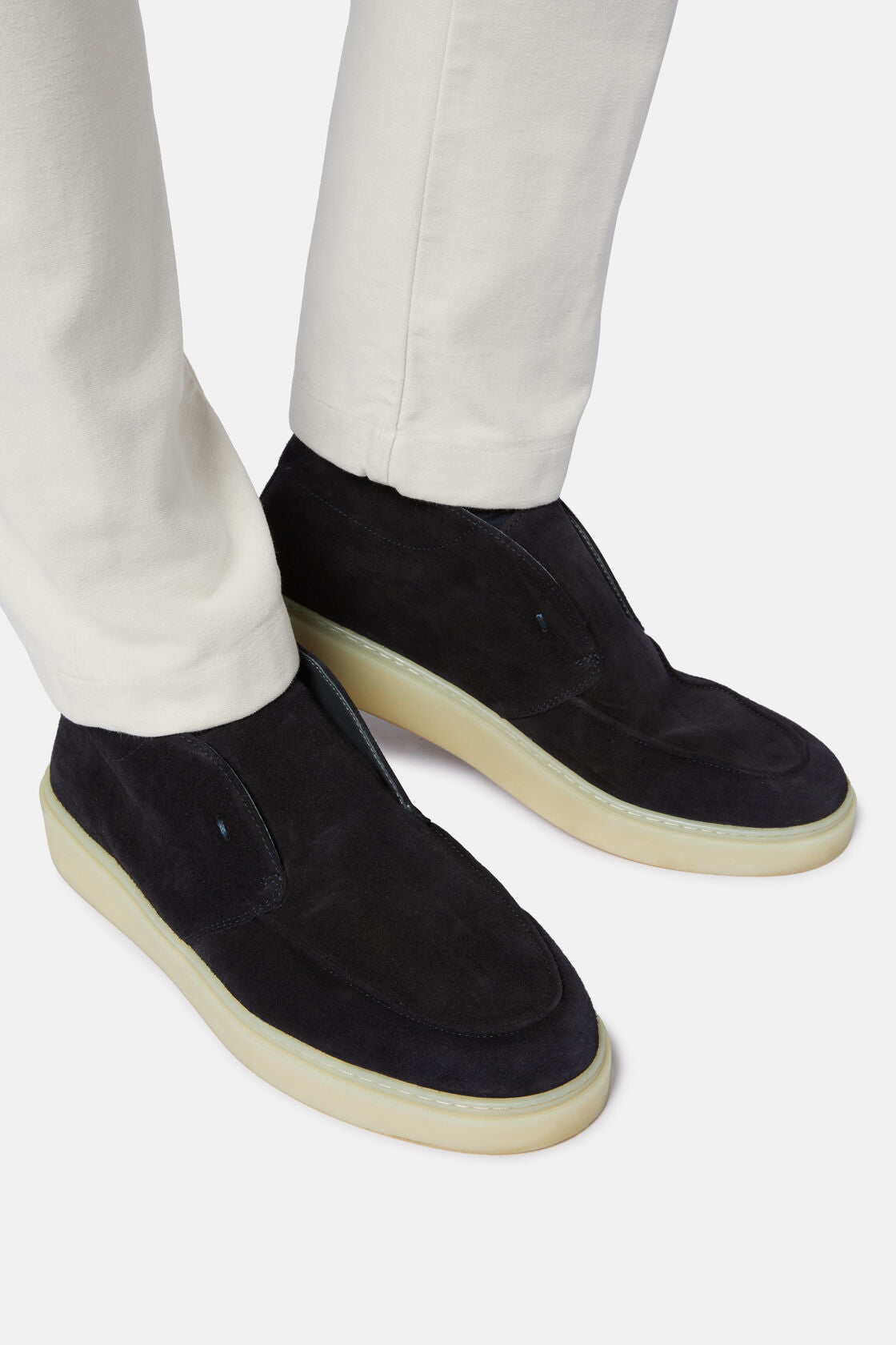 Boggi Suede Leather Ankle Boots